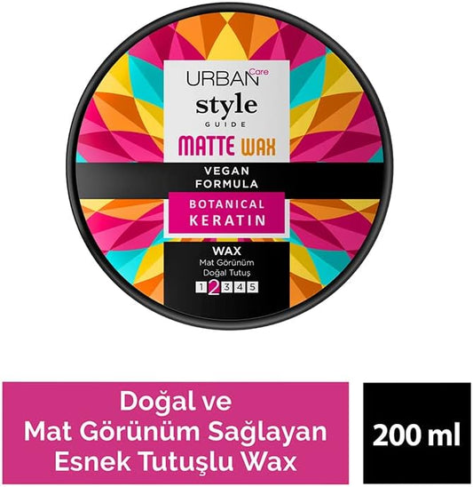 URBAN Care Style Guide Doğal ve Mat Görünüm Sağlayan Esnek Tutuşlu Wax 100 ml - Vegan