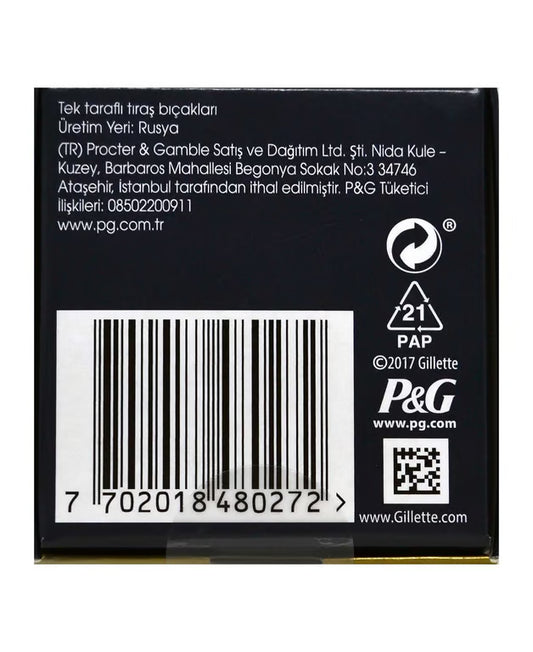 Gillette Permasharp Yarım Jilet - 100'lü Kutu