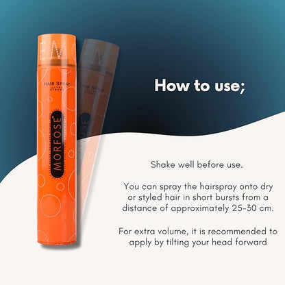 Morfose Saç Spreyi Ultra Strong Turuncu 400 ml