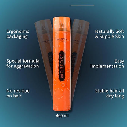 Morfose Saç Spreyi Ultra Strong Turuncu 400 ml