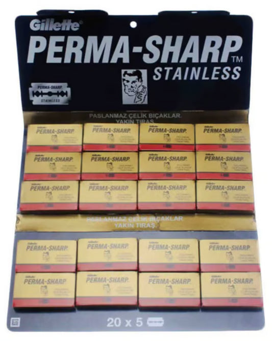 Gillette Permasharp Tıraş Jileti - 100'lü Kaset